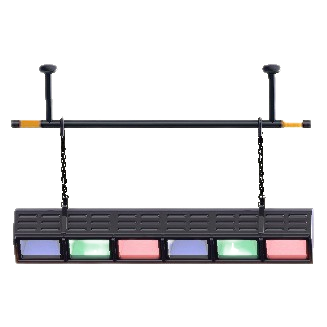 The Orange version of Hanging Stage Lights
