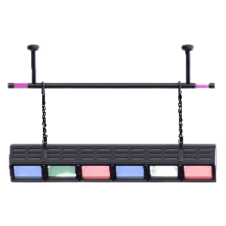 The Pink version of Hanging Stage Lights