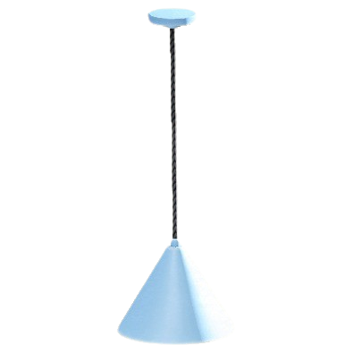The Blue version of Simple Shaded Lamp