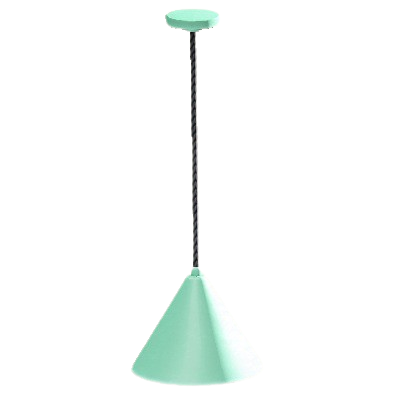 The Green version of Simple Shaded Lamp