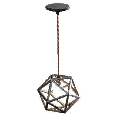 The Black Wood version of Wooden Pendant Light