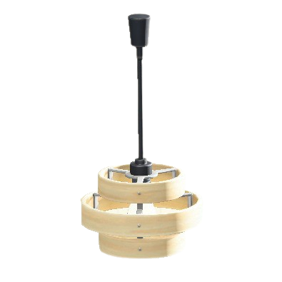 The Light Wood version of Wood-Shade Lamp