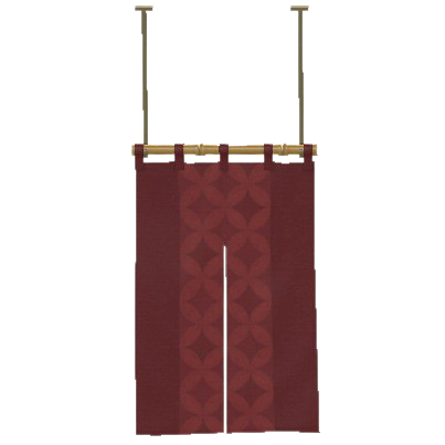 The Severn Treasures (Shippou) version of Vertical Split Curtains