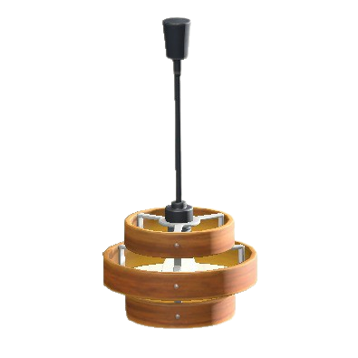 Wood-Shade Lamp Image