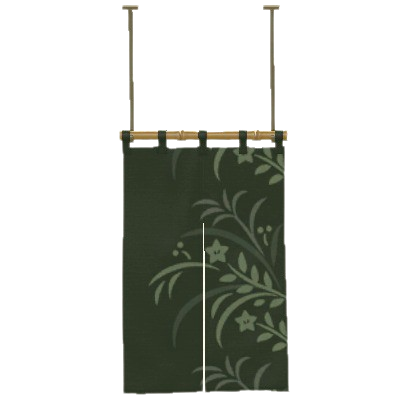 The Balloon Flowers version of Vertical Split Curtains