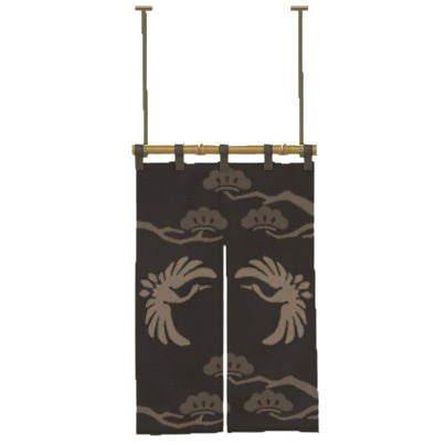 The Cranes version of Vertical Split Curtains