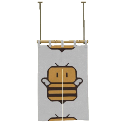 The Custom Design version of Vertical Split Curtains