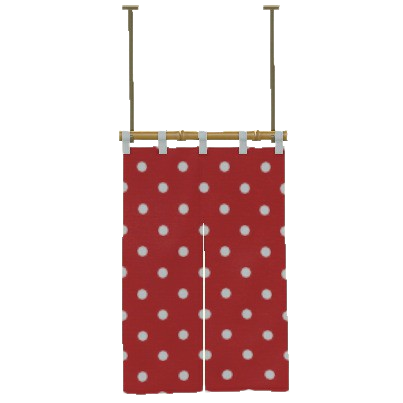 The Pattern version of Vertical Split Curtains