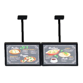 The Dinner Menu version of Dual Hanging Monitors