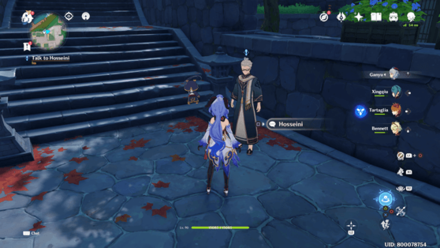 Genshin Impact - Autonomous Mechanical Energy Source Preface - Talk to Hosseini