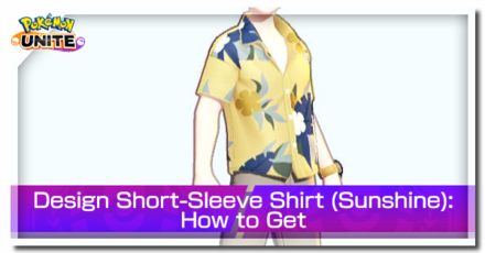 Design Short-Sleeve Shirt (Sunshine) Top Image