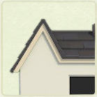 ACNH - Log Cabin Black Slate Roof