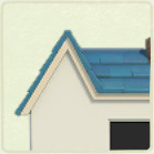 ACNH - Log Cabin Aqua Slate Roof