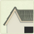 ACNH - Log Cabin Gray Striped Roof