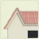 ACNH - Log Cabin Pink Striped Roof