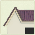 ACNH - Log Cabin Purple Striped Roof