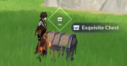 Genshin - Find a Chest during the challenge