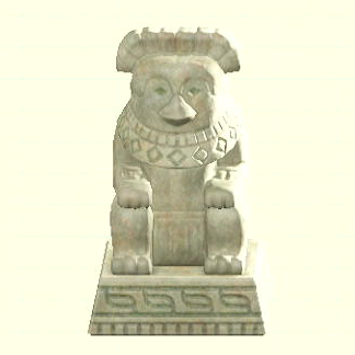 The Gray version of Glowing-Moss Statue