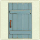 ACNH - Rectangular Blue Rustic Door