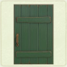 ACNH - Rectangular Green Rustic Door