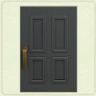 ACNH - Rectangular Black Common Door