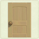 ACNH - Rectangular Beige Wooden Door