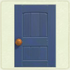 ACNH - Rectangular Blue Wooden Door