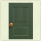 ACNH - Rectangular Green Wooden Door