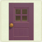 ACNH - Rectangular Purple Windowed Door