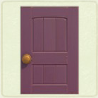 ACNH - Rectangular Purple Wooden Door