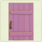 ACNH - Rectangular Pale Purple Rustic Door