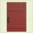 ACNH - Rectangular Red Rustic Door