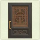 ACNH - Rectangular Black Imperial Door
