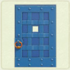 ACNH - Rectangular Blue Iron Door