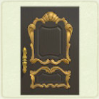 ACNH - Rectangular Black Fancy Door