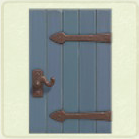 ACNH - Rectangular Blue Metal Accent Door