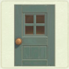 ACNH - Rectangular Gray Windowed Door