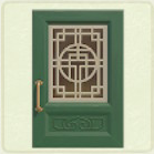 ACNH - Rectangular Green Imperial Door