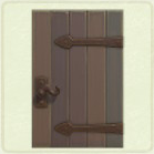 ACNH - Rectangular Brown Metal Accent Door