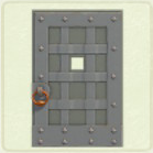 ACNH - Rectangular Gray Iron Door