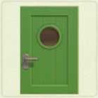 ACNH - Rectangular Green Apple Basic Door