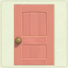 ACNH - Rectangular Pink Wooden Door