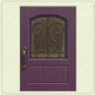 ACNH - Rectangular Purple Iron Grill Door
