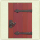 ACNH - Rectangular Red Metal Accent Door