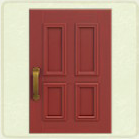 ACNH - Rectangular Red Common Door