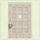 ACNH - Rectangular White Iron Door