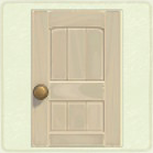 ACNH - Rectangular White Wooden Door