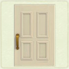 ACNH - Rectangular White Common Door