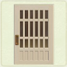 ACNH - Rectangular White Latticework Door