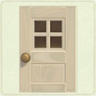 ACNH - Rectangular White Windowed Door